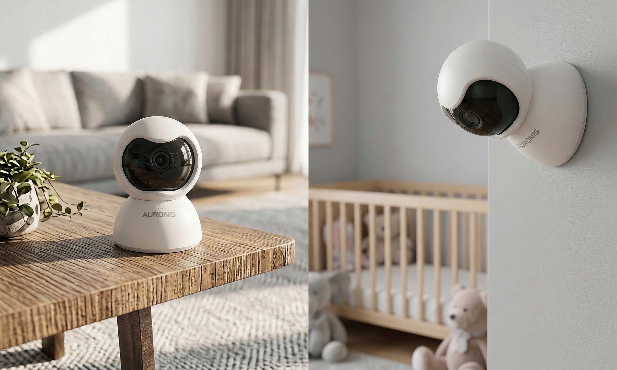 INDOOR WIFI CAMERA ROTATING BABY MONITOR ELECTRONIC 3MP FOR HOME DETECTION Certificates of conformity CE