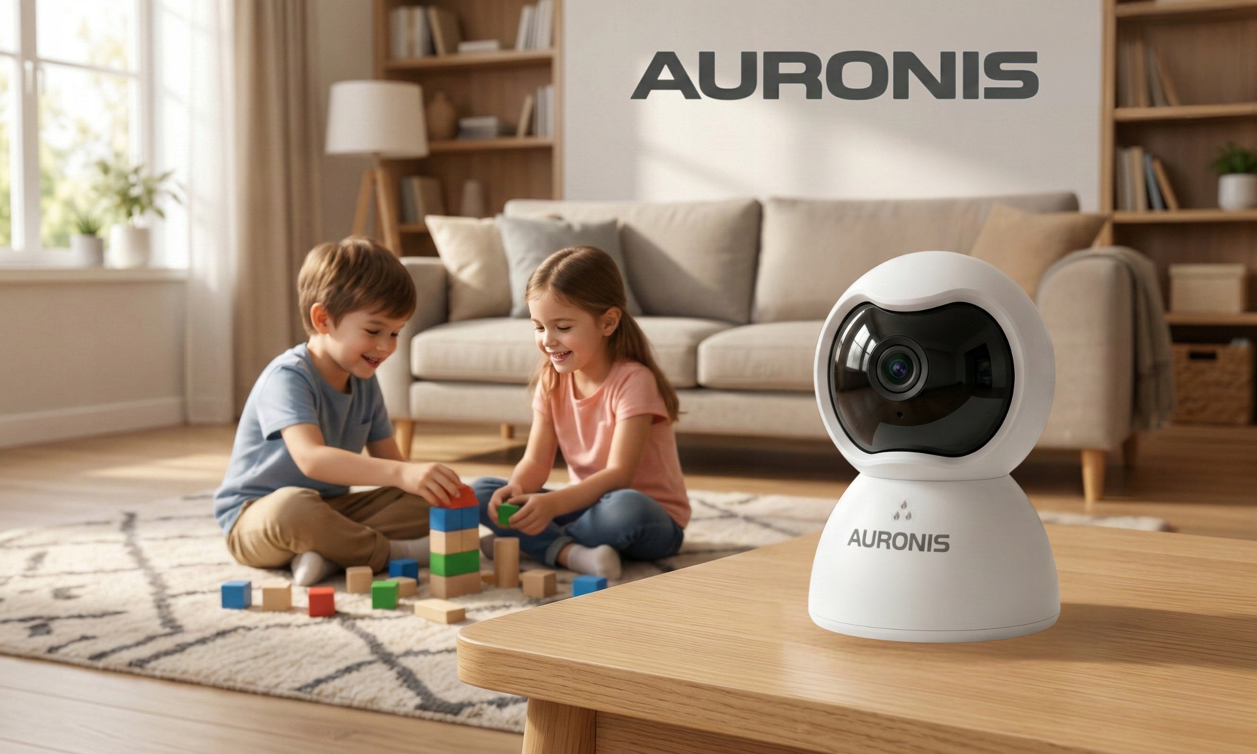 INDOOR WIFI CAMERA ROTATING BABY MONITOR ELECTRONIC 3MP FOR HOME DETECTION Product weight with unit packaging 0.5 kg