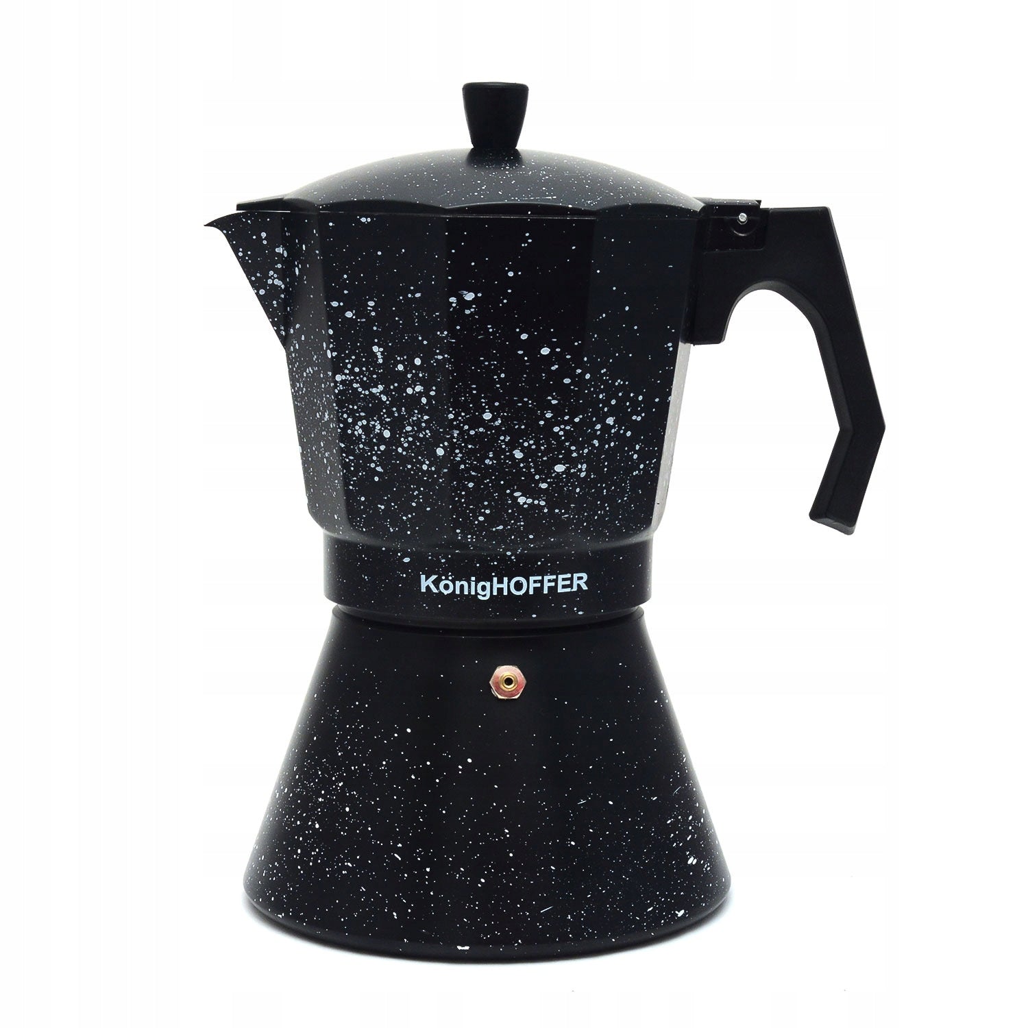INDUCTION COFFEE MAKER ITALIAN KonigHOFFER Black Granite Marble 720 ml Manufacturer code 5907558791594