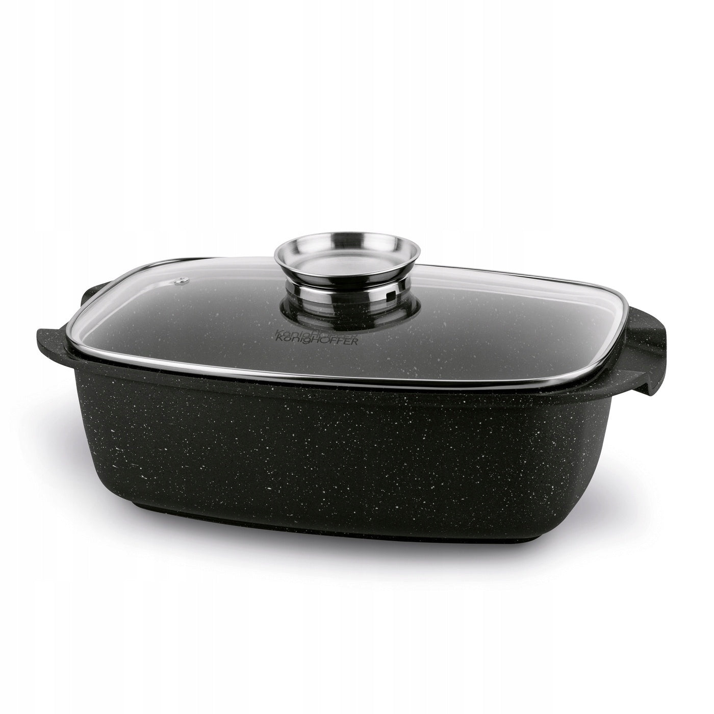 INDUCTION POT WITH FLAVOURING 5.6L PAN GOOSEBERRY ALUMINIUM GAS Brand Konighoffer
