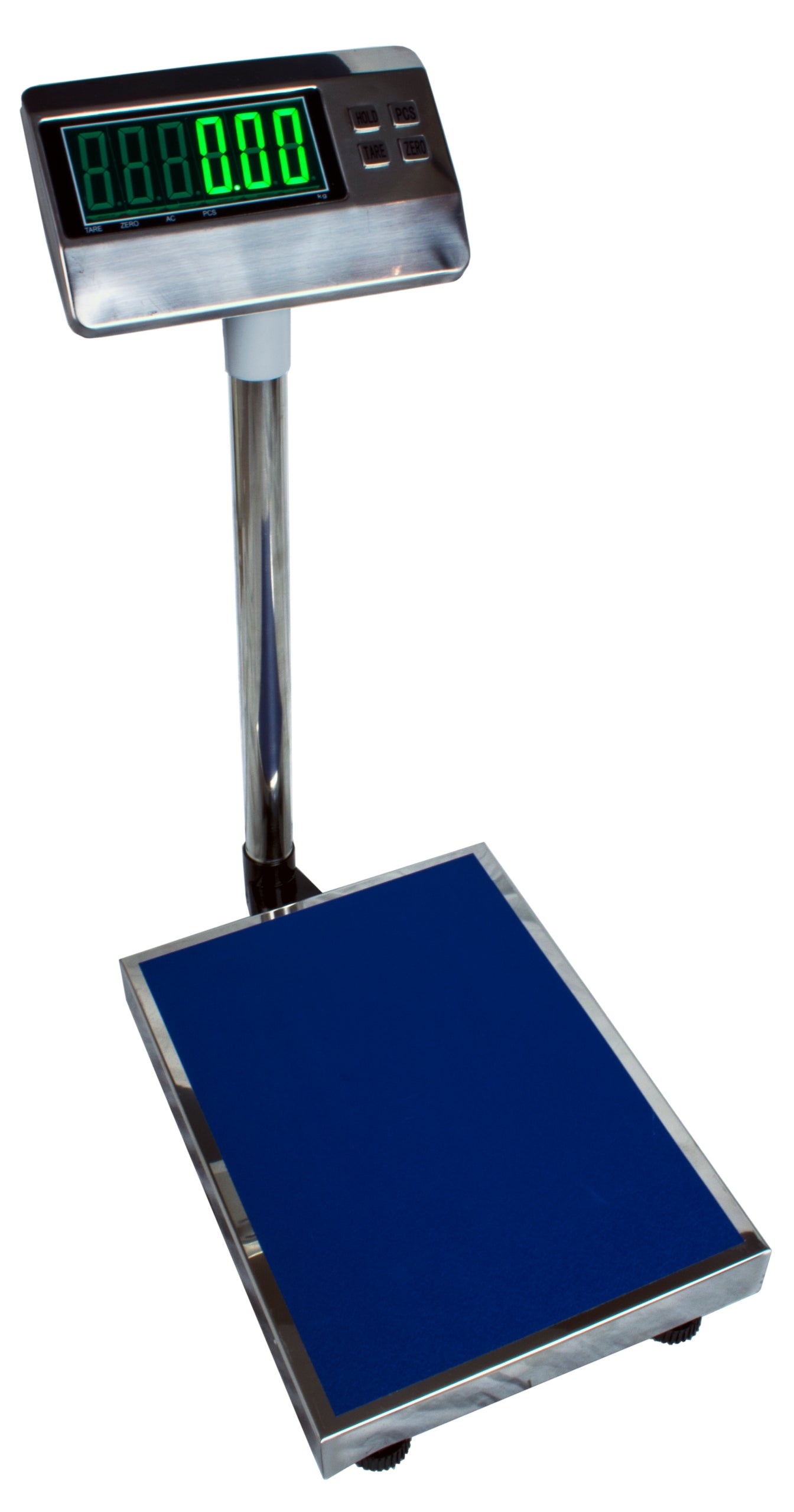 INDUSTRIAL STORAGE SCALE 150KG 30x40cm SHOP LARGE DISPLAY Power supply battery and mains