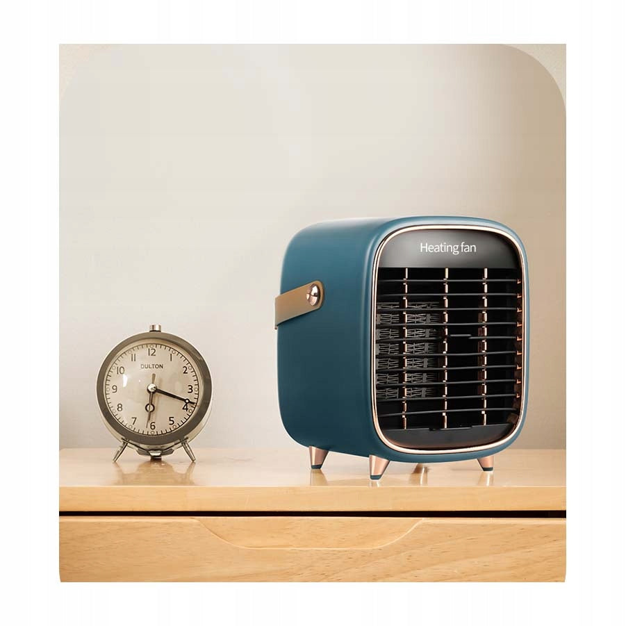 INF Retro Style Electric Ceramic Thermal Fan Heater Dominant color green
