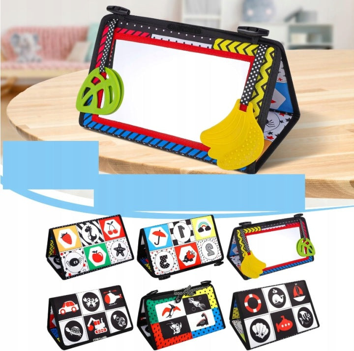 INFANT SENSORY CONTRAST BOOK WITH MIRROR TOY Manufacturer code Kontai