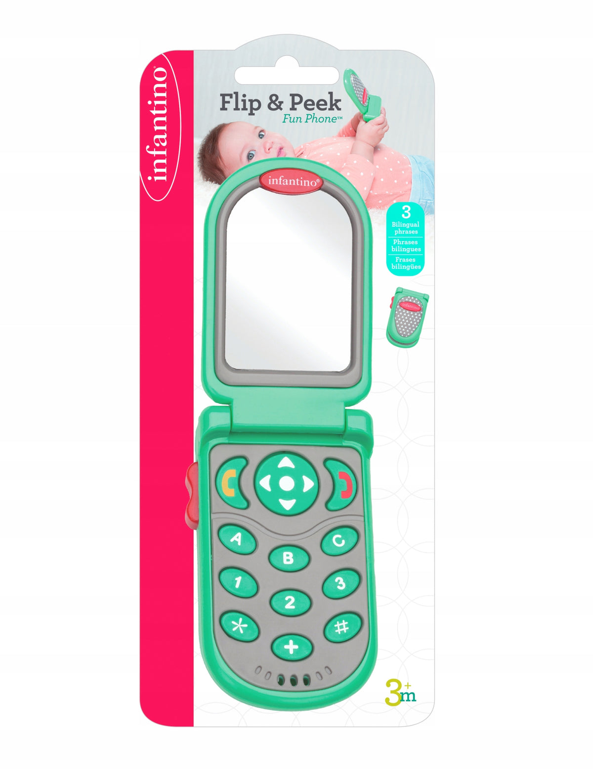 INFANTINO Toddler phone with sounds - green 306307 Manufacturer code 306307
