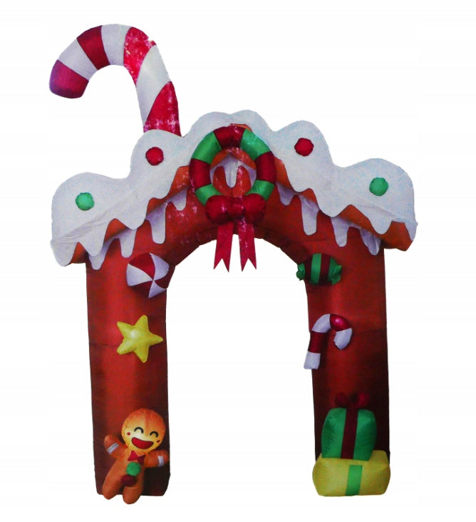 INFLATABLE ARCH CHRISTMAS GINGERBREAD WITH LED BACKLIGHT 300 CM Brand Chomik