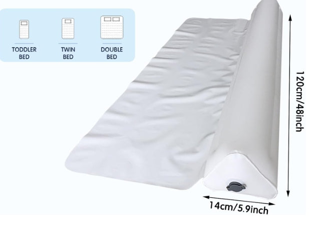 INFLATABLE BED RAILING SIDE COVER FOR CHILDREN 120cm PROTECTION 2x Packaging status original