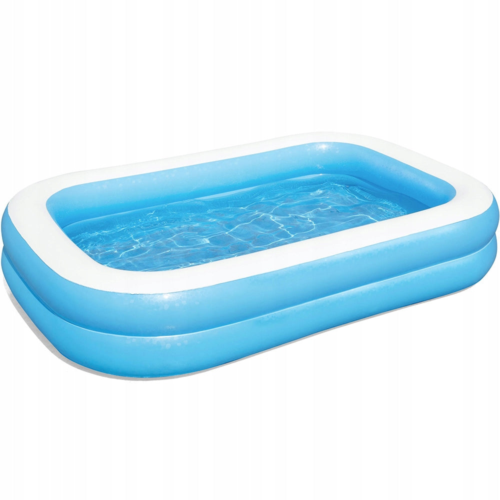 INFLATABLE GARDEN POOL LARGE XXL FOR FAMILY CHILDREN STRONG 200 x 150 cm Manufacturer code BASEN DMUCHANY OGRODOWY DUŻY XXL