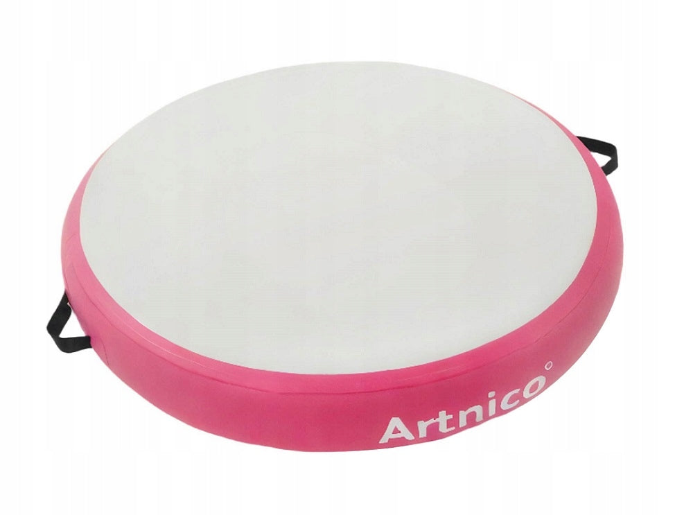 INFLATABLE GYMNASTIC TRAMPOLINE AIRSPOT MATTRESS FOR ACROBATICS EXERCISES Color pink