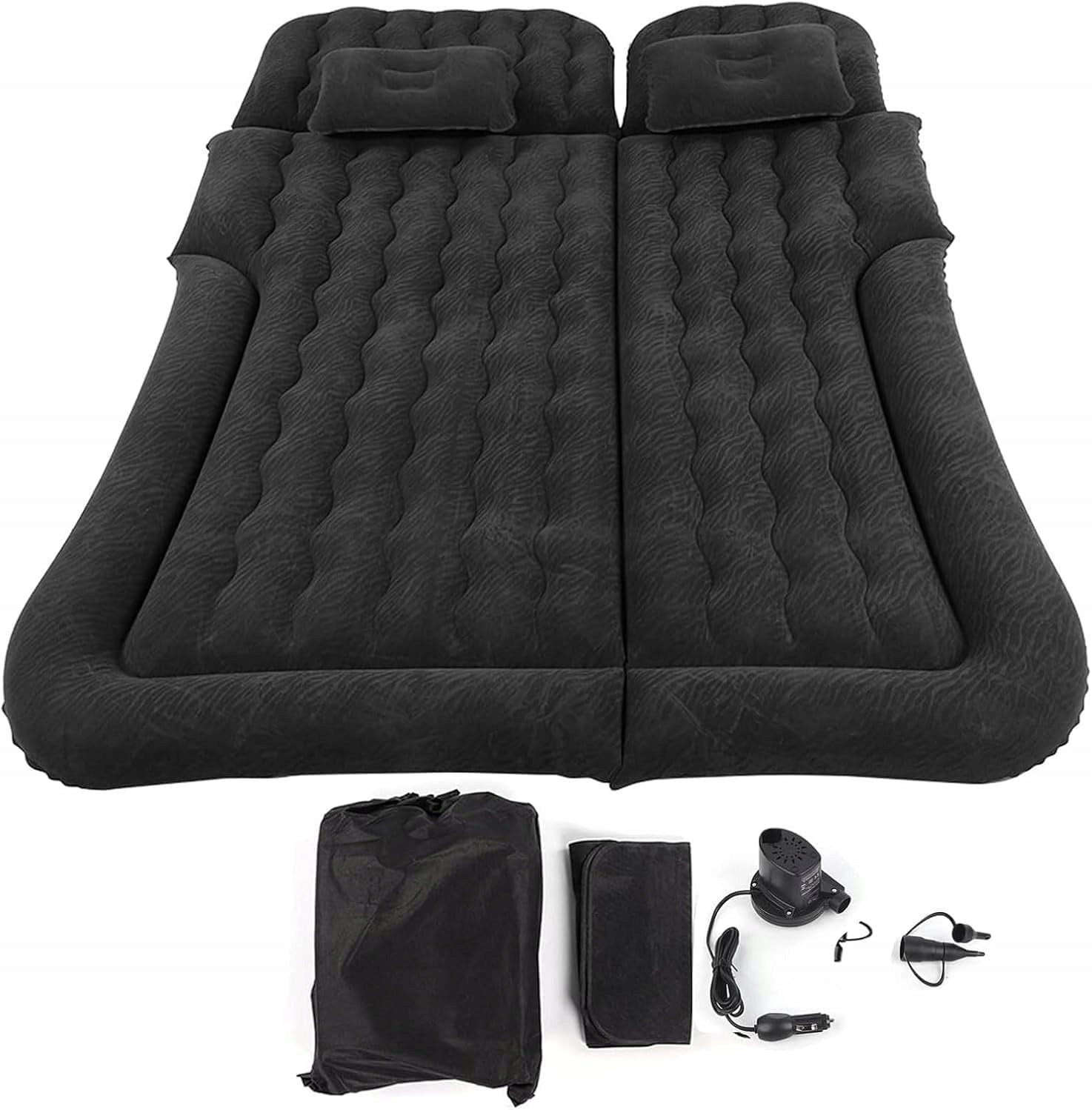 INFLATABLE MATTRESS BED FOR CAR + PUMP COMFORTABLE AND PORTABLE