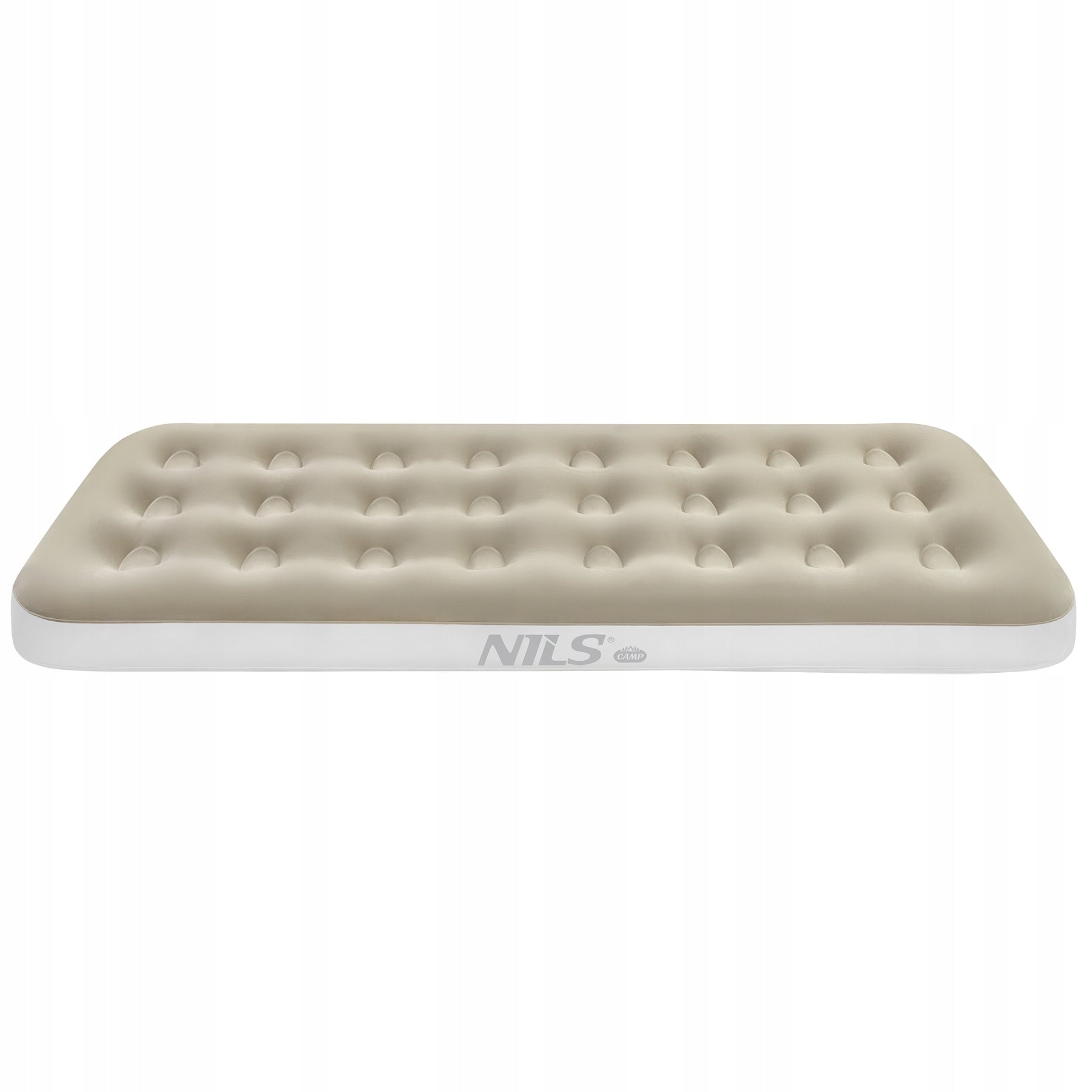 INFLATABLE MATTRESS FOR SLEEPING 191x73x22cm VELOUR SLEEPING BED LIGHT NILS Brand Nils Camp