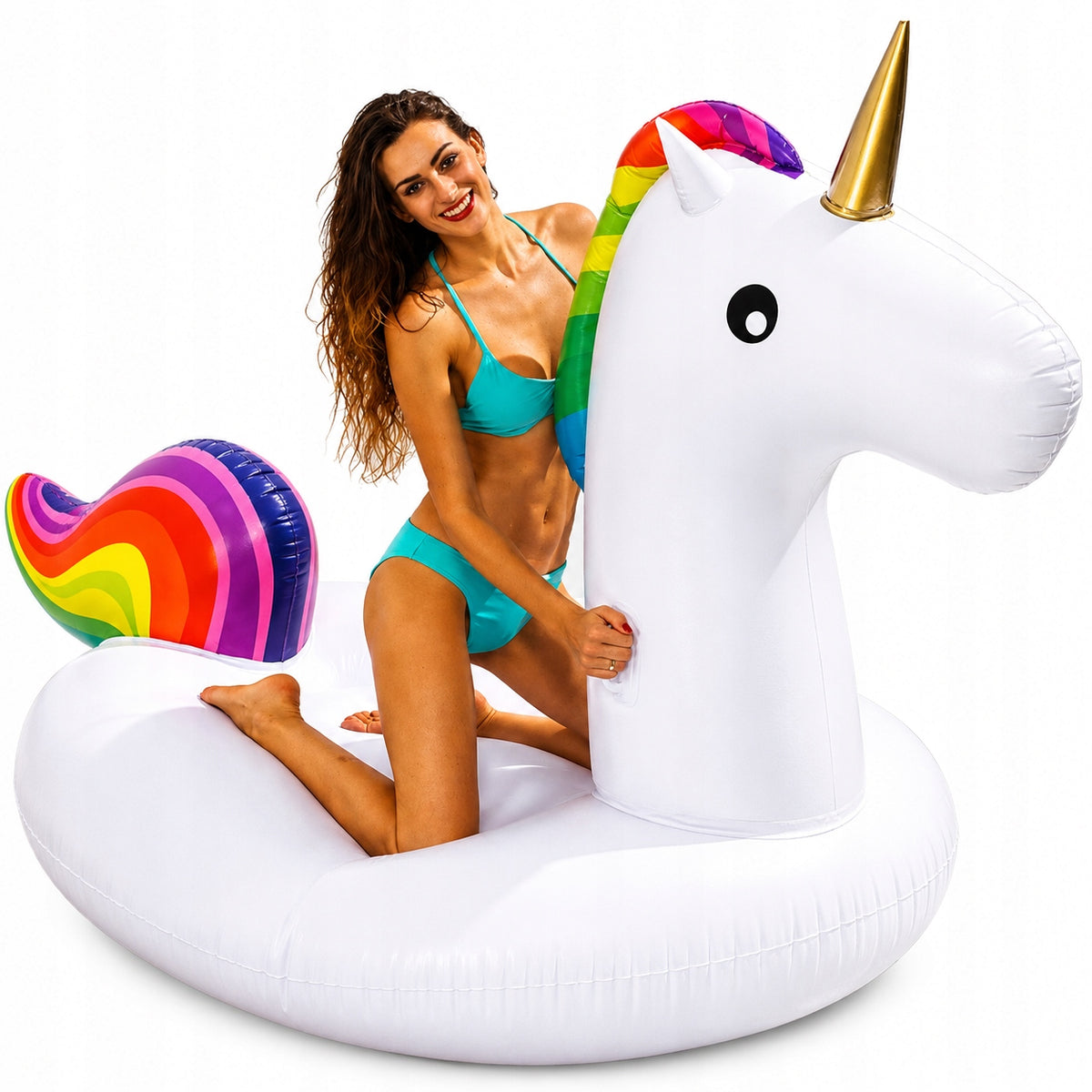 INFLATABLE MATTRESS FOR SWIMMING POOL BEACH NEAR ARMCHAIR WATER LOUNGER 250 CM