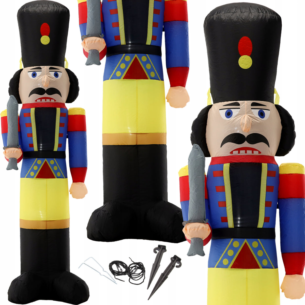 INFLATABLE NUTCRACKER LED 230 CM