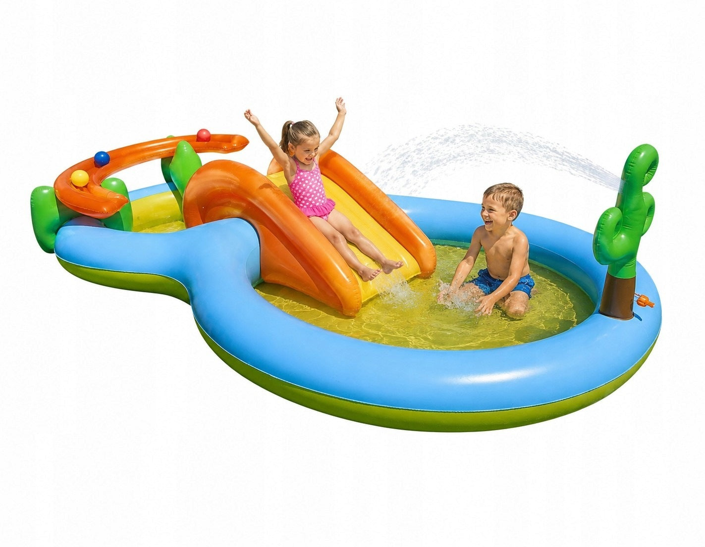 INFLATABLE POOL FOR CHILDREN SLIDE Manufacturer code 5222