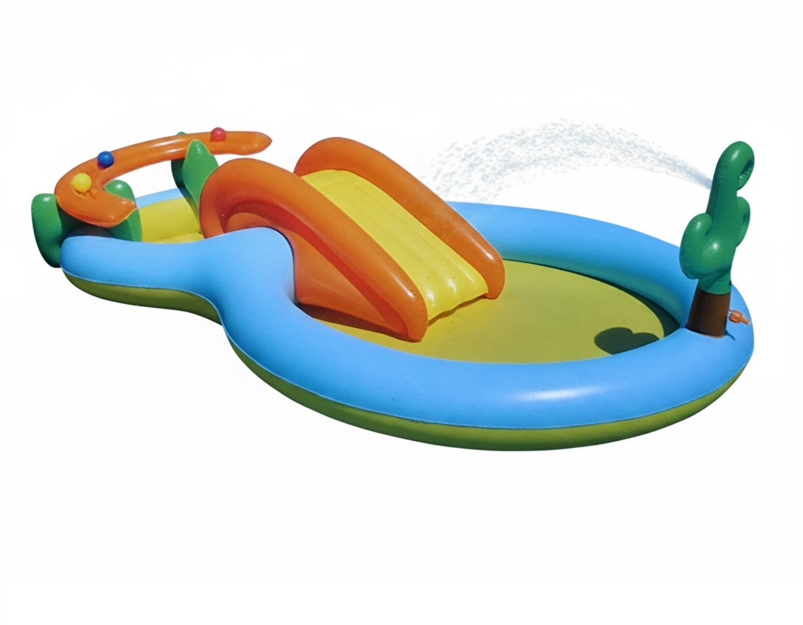 INFLATABLE POOL FOR CHILDREN SLIDE