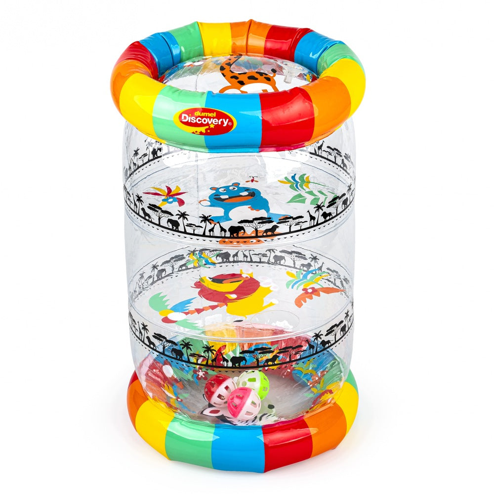 INFLATABLE ROLLER DUMEL DD 30841 RATTLE 4 WAYS TO PLAY Brand Dumel