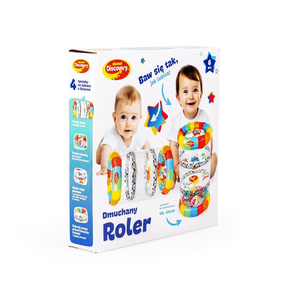 INFLATABLE ROLLER DUMEL DD 30841 RATTLE 4 WAYS TO PLAY Packaging status original