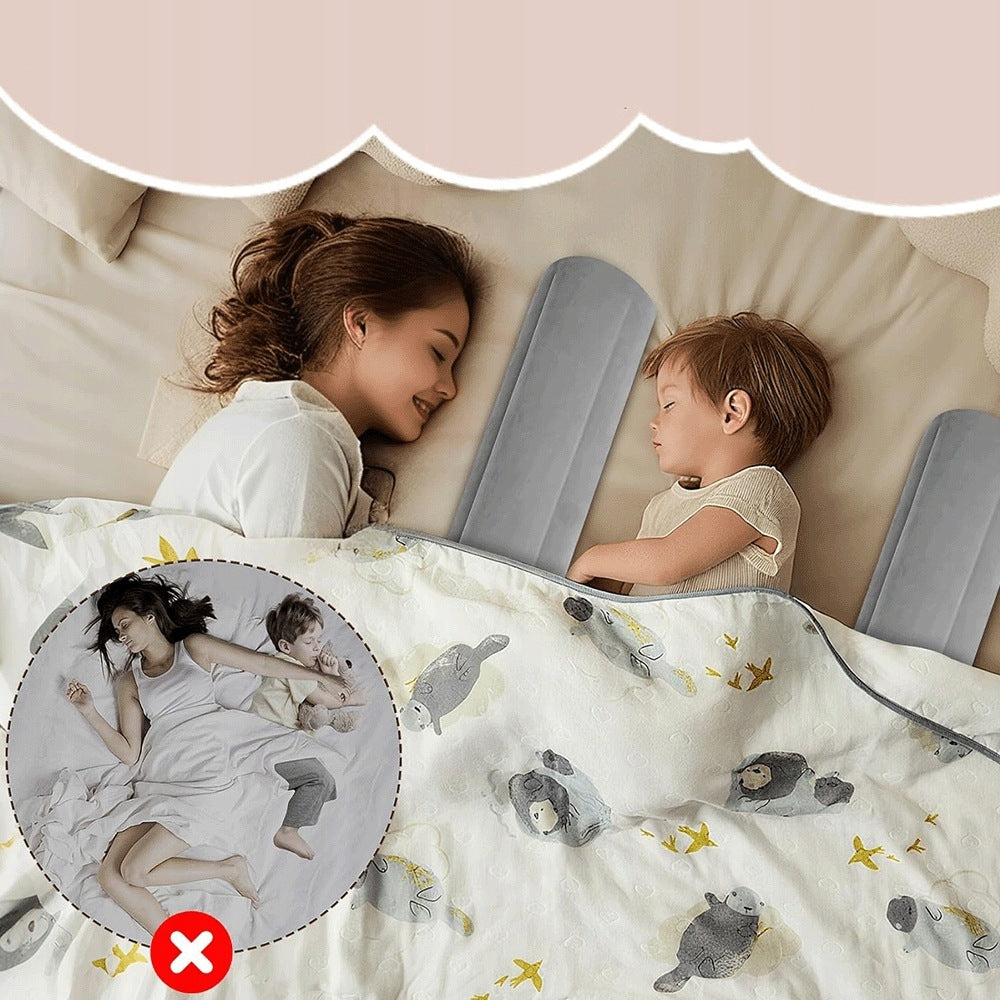 INFLATABLE SAFETY BARRIER FOR BABY TRAVEL BED LIGHTWEIGHT Packaging status original
