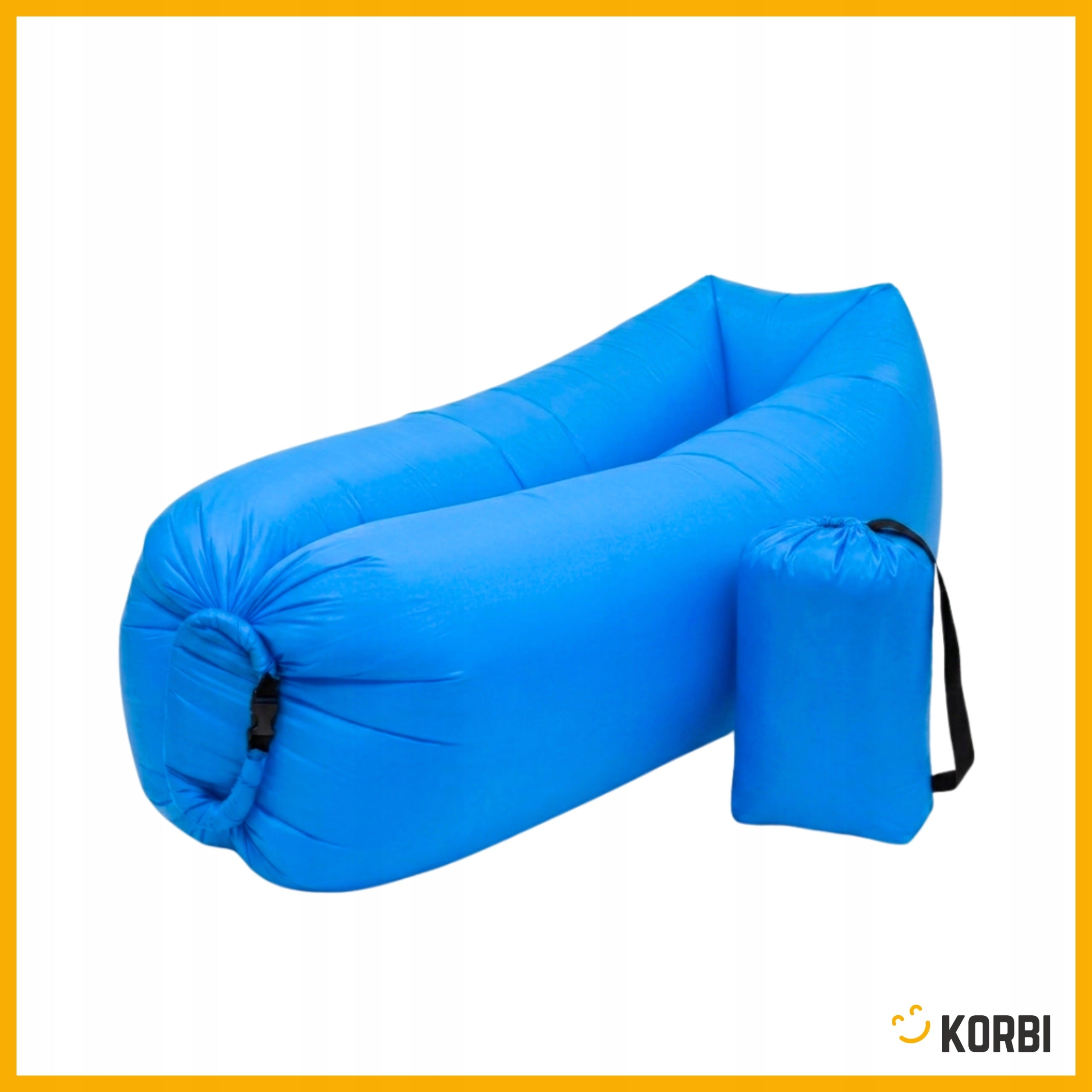 INFLATABLE SOFA BED LAZY BAG AIR FOR BEACHES MATTRESS LOUNGER Brand Korbi