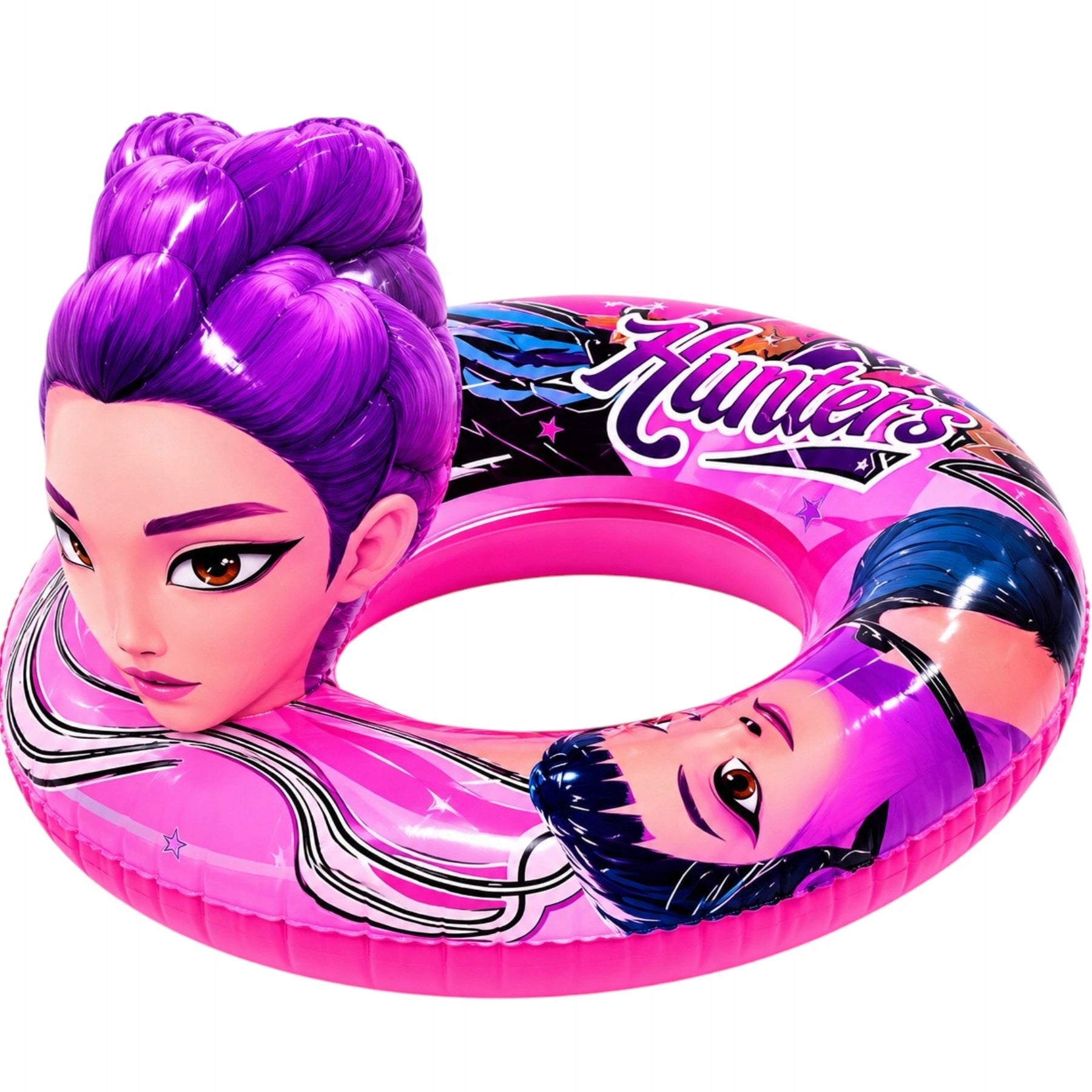 INFLATABLE SWIMMING WHEEL DEAMON HUNTERS CIRCLE K-POP KPOP FOR SWIMMING POOL 70CM XL Manufacturer code KOŁO Do Pływania DEMON HUNTERS K-Pop 70#