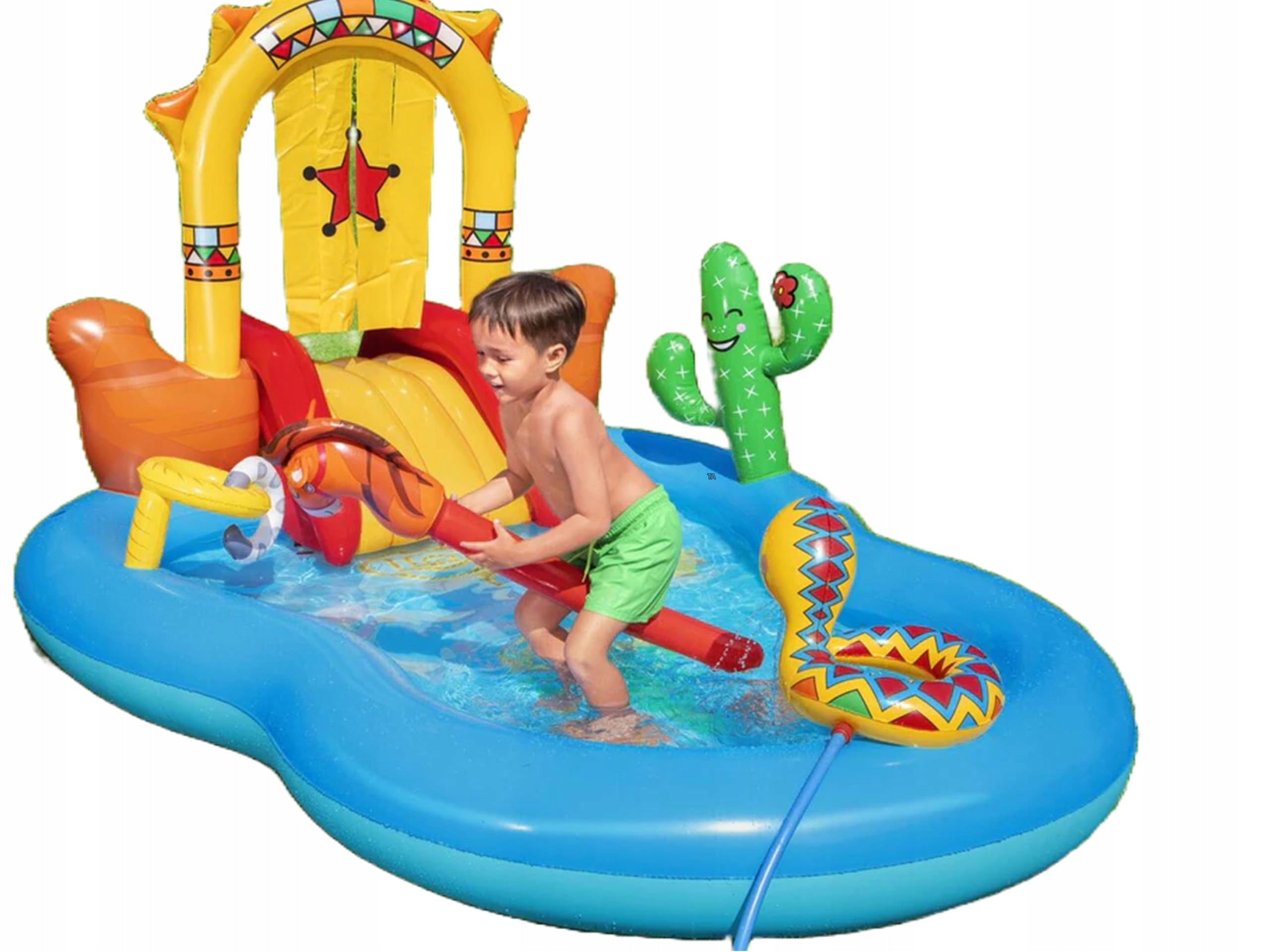 INFLATABLE WATER PLAYGROUND FOR GARDEN SPRINKLER BALLS SLIDE TOYS