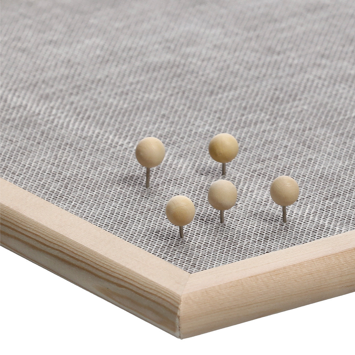 INFORMATION BOARD linen GREY 40x60 cm ZELLER elegant designer Product width 60 cm
