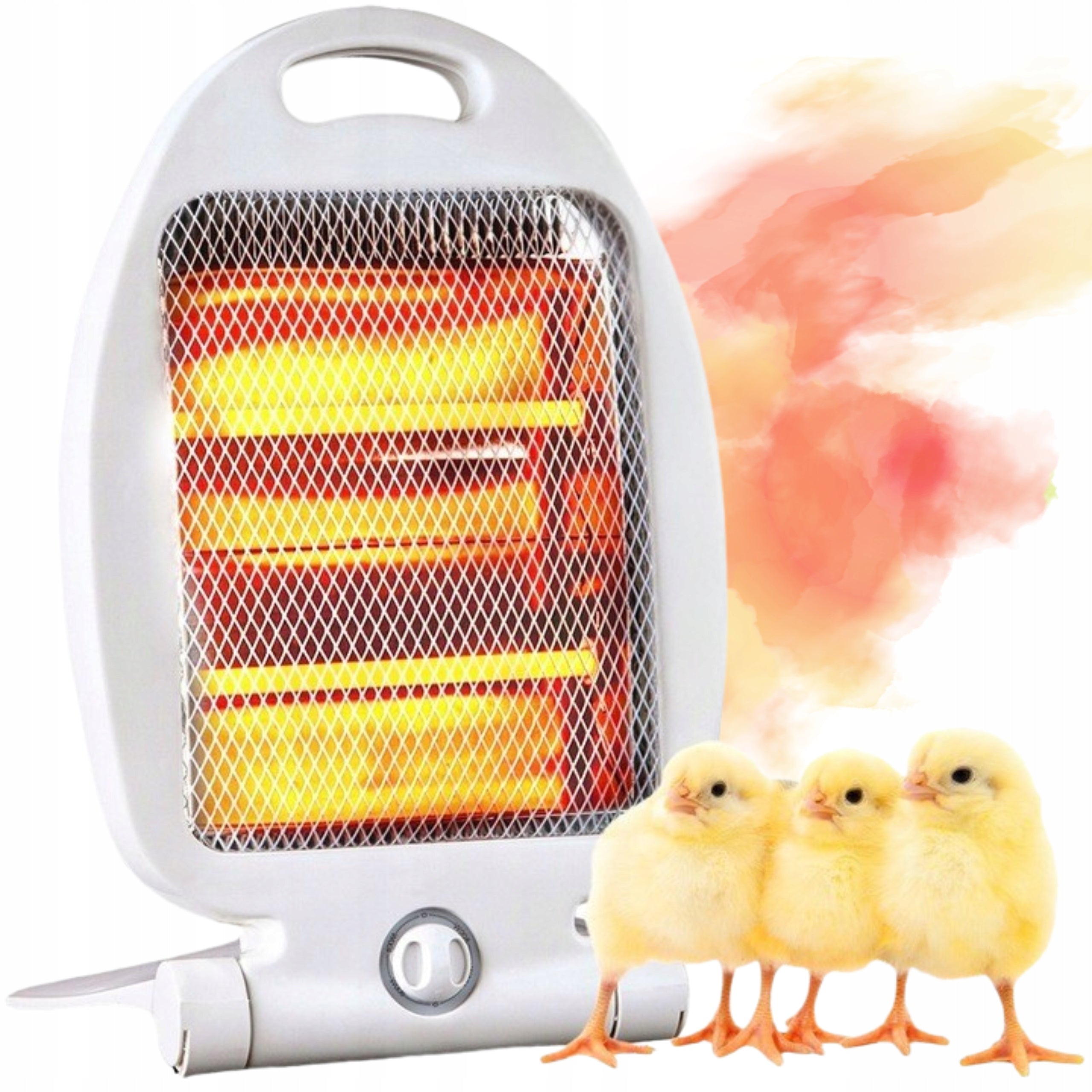 INFRARED ELECTRIC HEATER FARELKA 800W QUARTZ STOVE Manufacturer code WHITE HOUSE