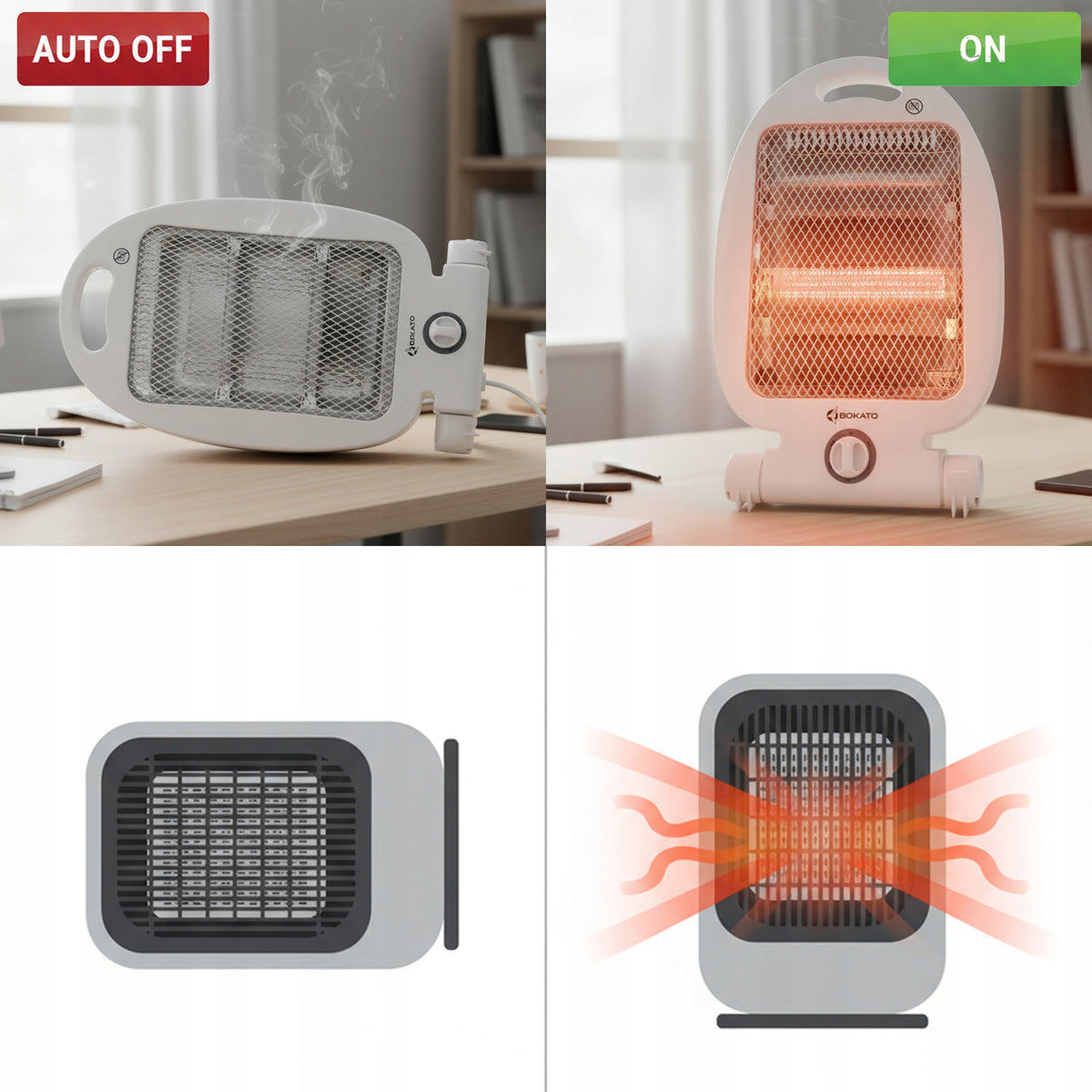 INFRARED ELECTRIC QUARTZ HEATER 400W/800W HALOGEN FARELKA Manufacturer code GRZ915
