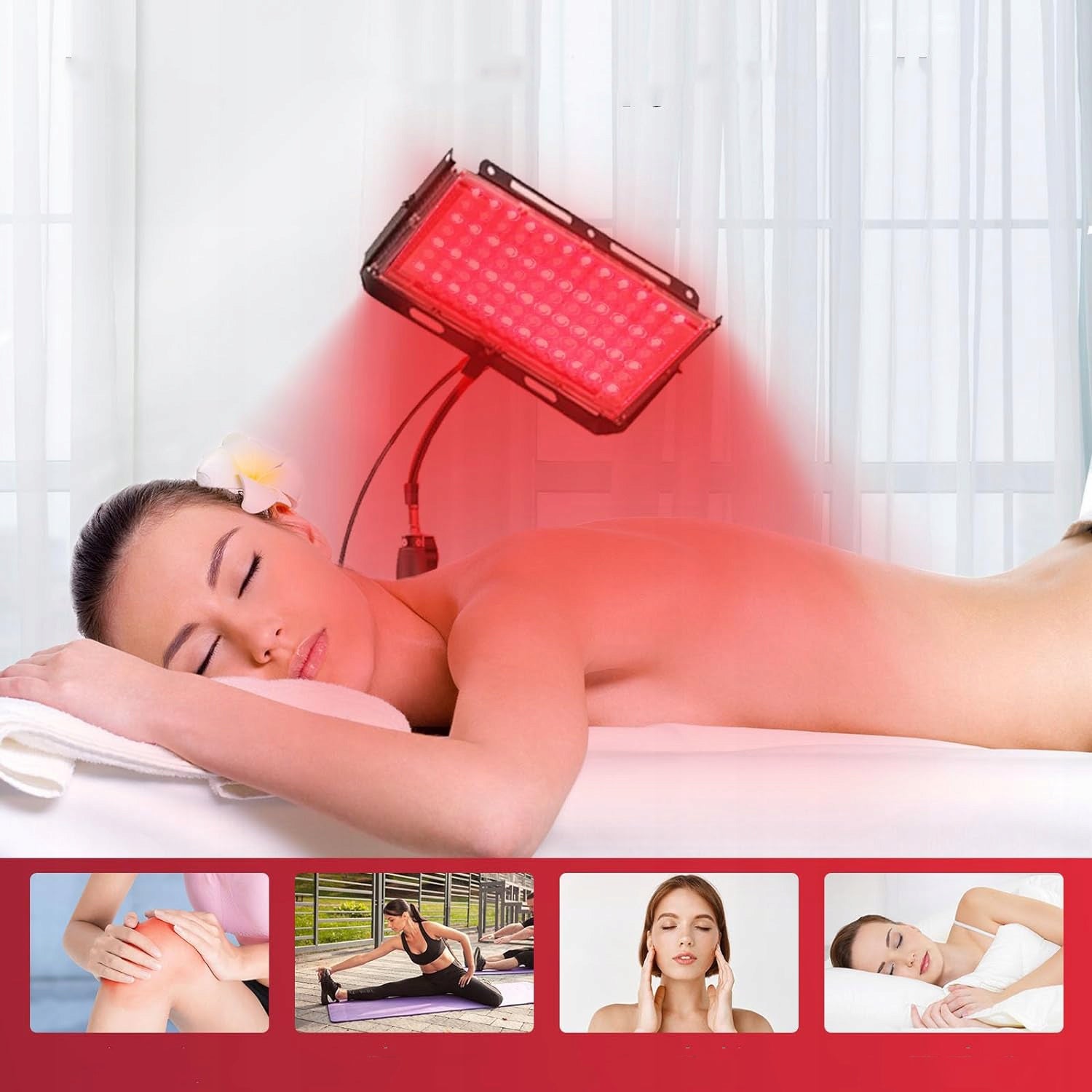 INFRARED HEATER+TIMER CONTROL+TRIPOD,HEATING LAMP,FOR SKIN CARE,PAIN RELIEF Packaging status original