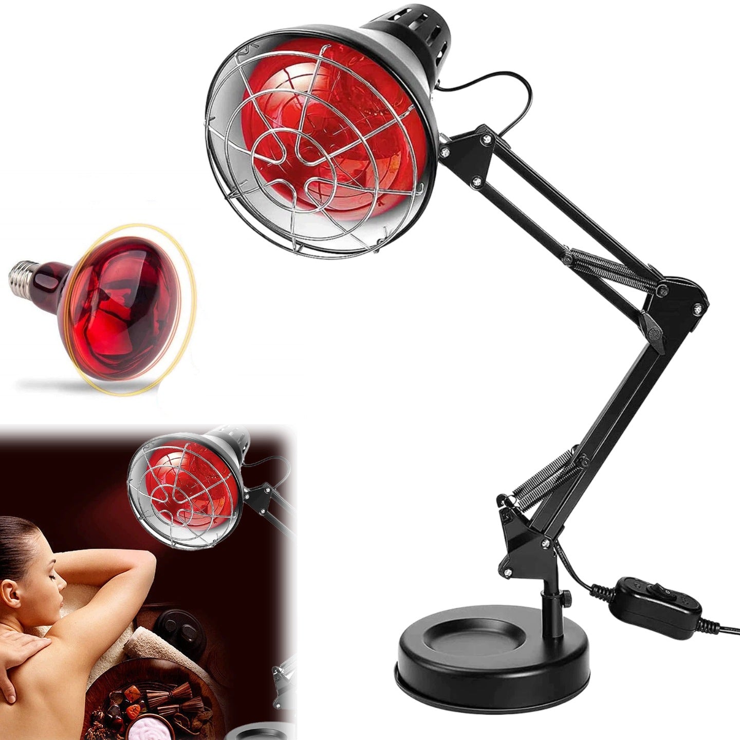 INFRARED HEATING LAMP HEALING STRONG ADJUSTABLE