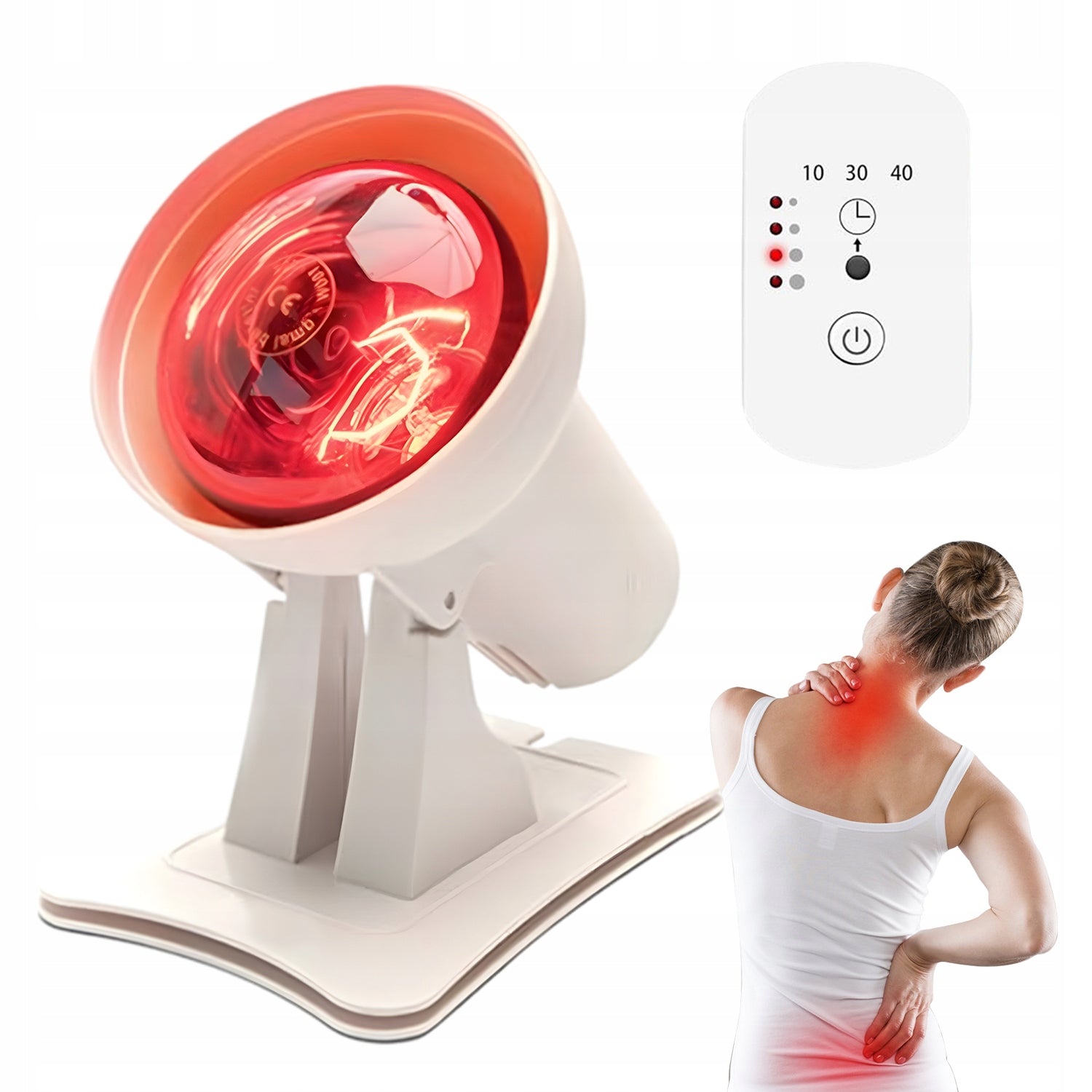 INFRARED HEATING LAMP SOLUX 150W STRONG ADJUSTABLE BAYS