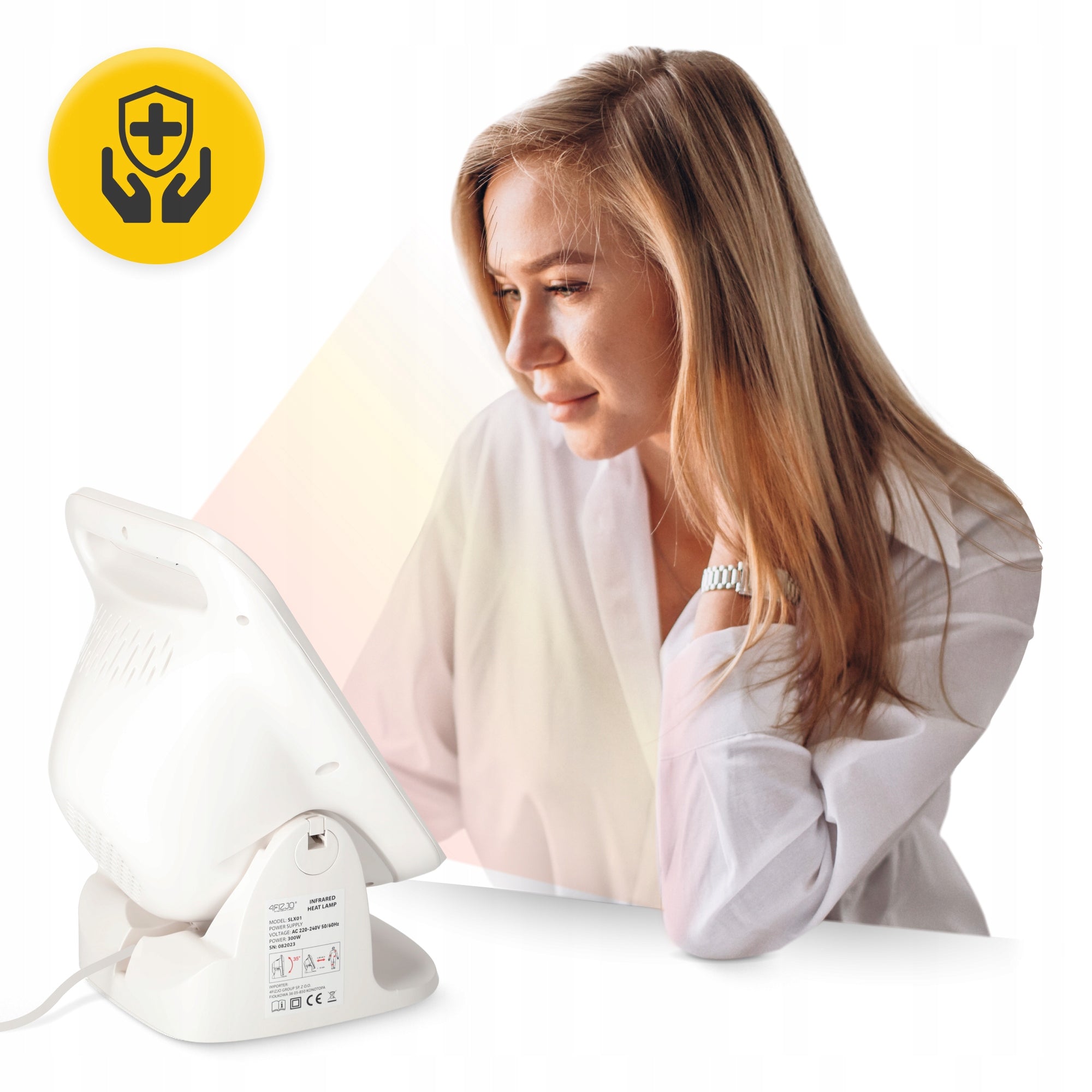 INFRARED LAMP SOLLUX THERAPEUTIC INFRARED HEATER Color white