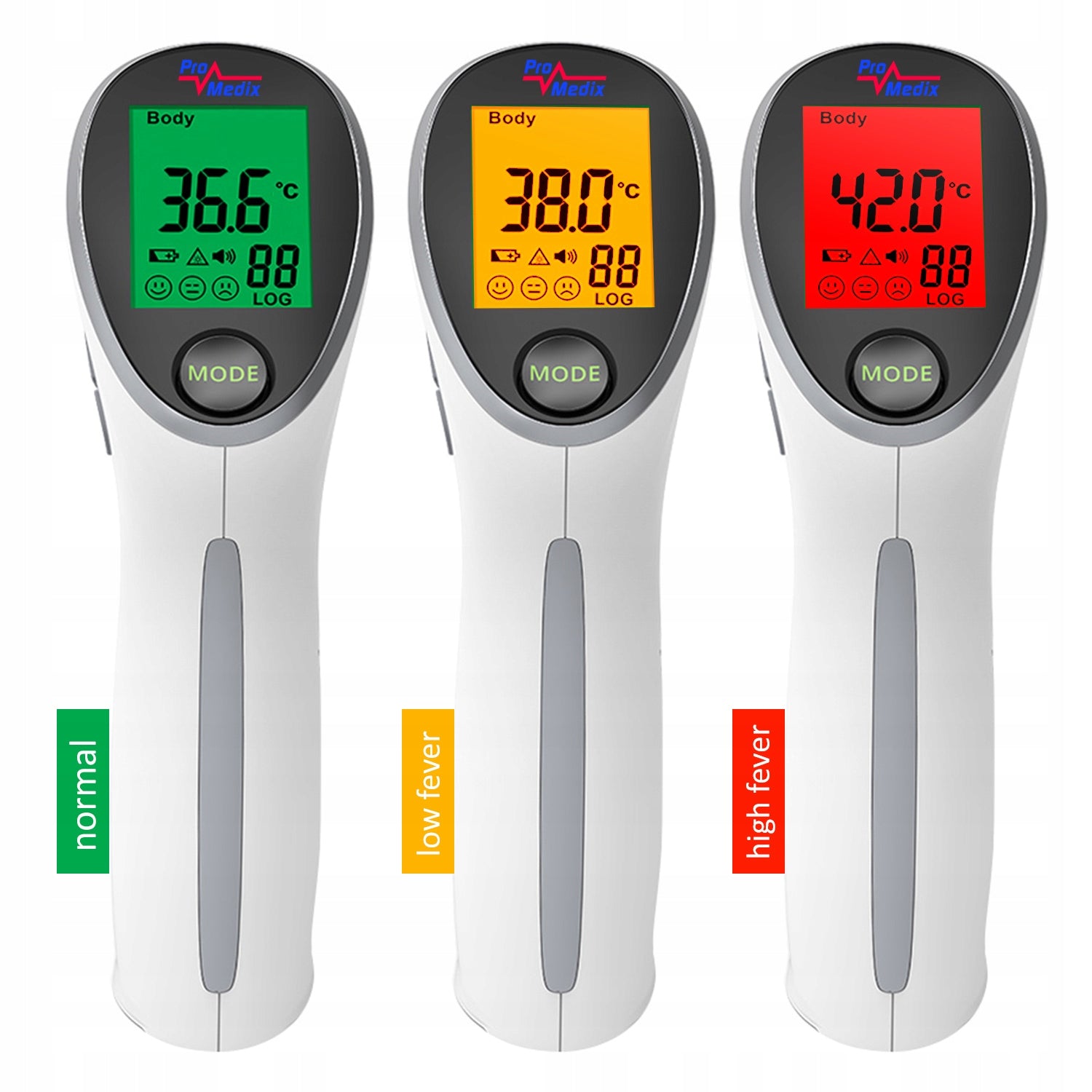 INFRARED NON-CONTACT THERMOMETER ACCURATE PROMEDIX PR-960 Packaging status original