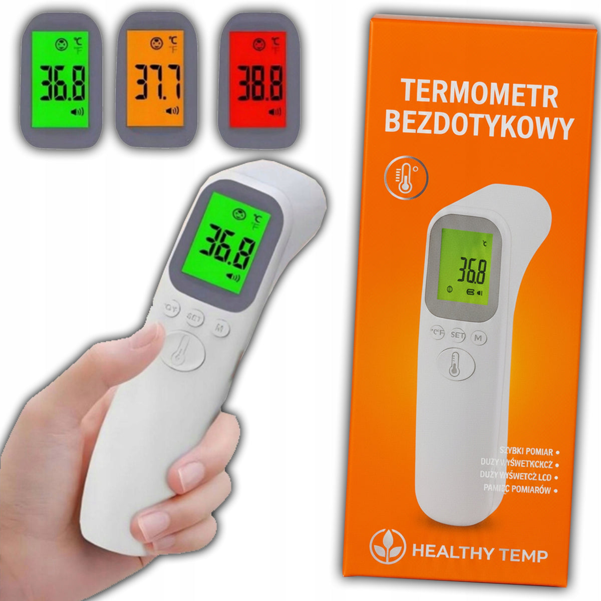 INFRARED NON-CONTACT THERMOMETER ELECTRONIC MEDICAL CERTIFICATE CE