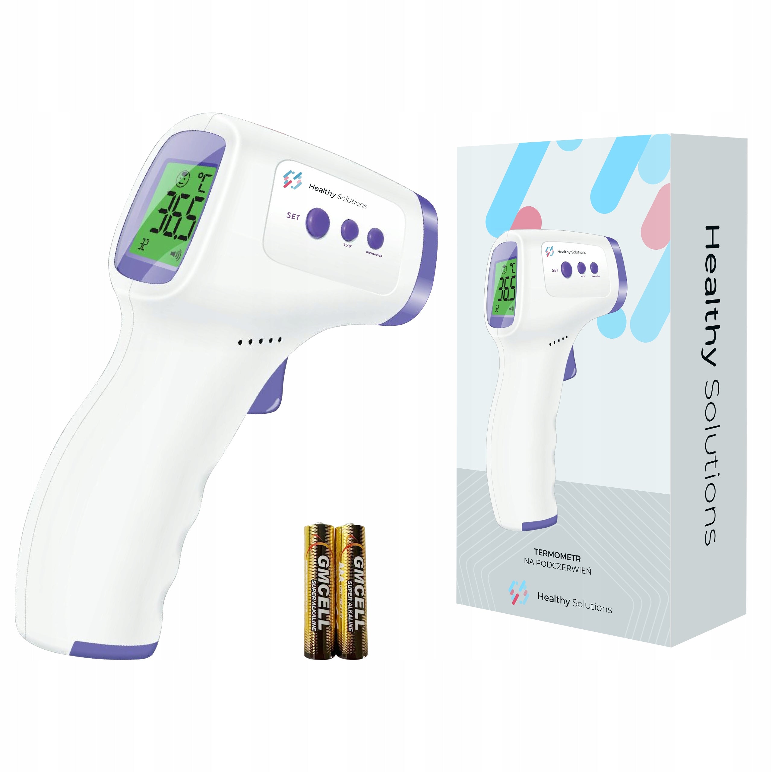 INFRARED NON-CONTACT THERMOMETER, FAST MEASUREMENT, LCD DISPLAY
