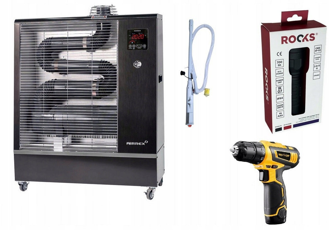 INFRARED OIL HEATER AIRREX AH-200i POWER 13KW WIFI PANEL