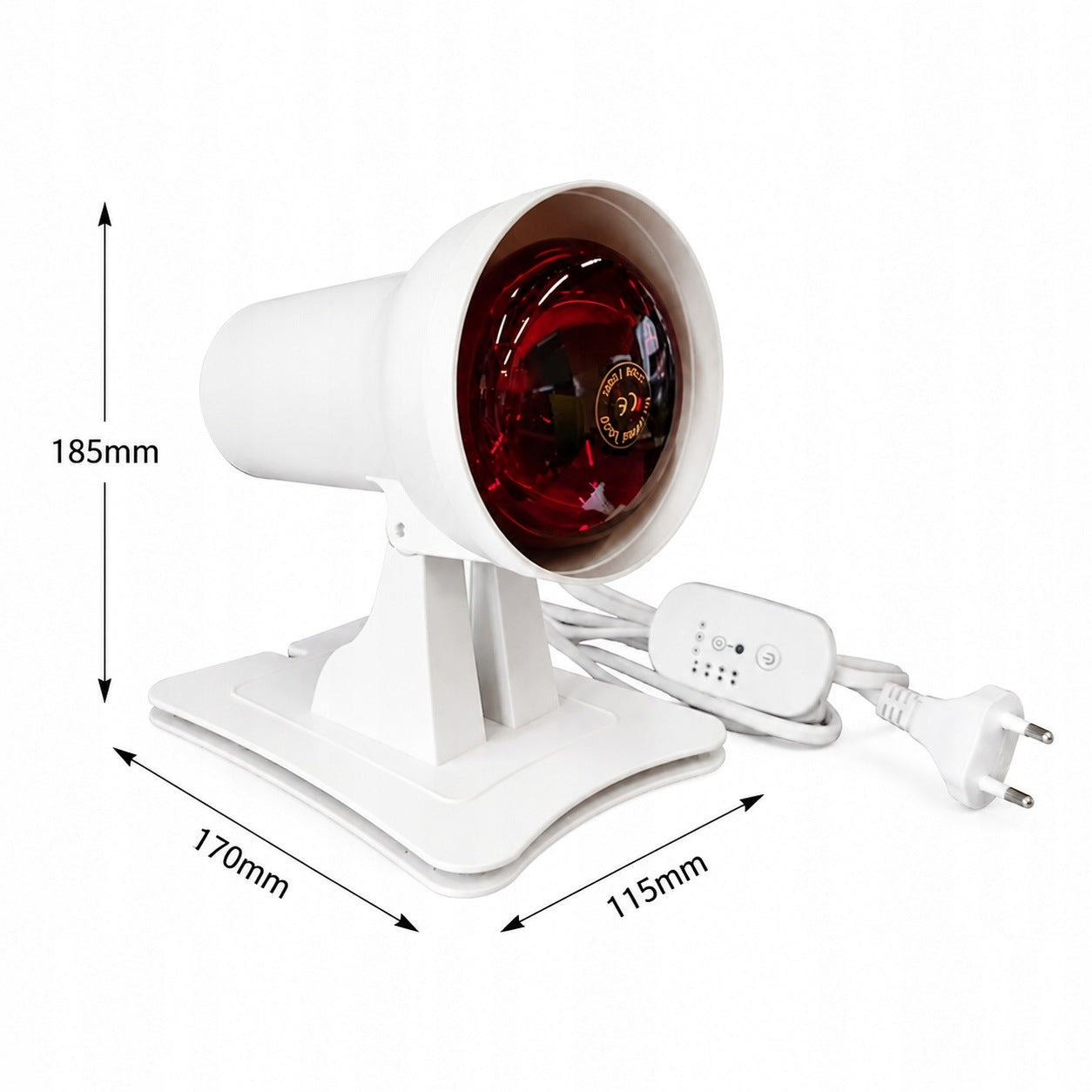 INFRARED SOLUX HEATING LAMP FOR BAYS 150W ADJUSTABLE Packaging status original