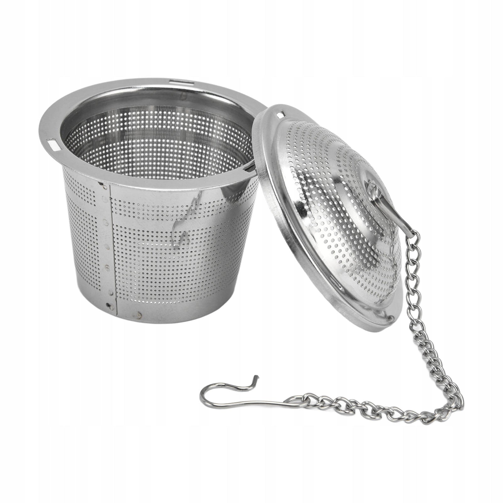 INFUSER TEA STRAINER STAINLESS STEEL WITH HOOK MULTIFUNCTIONAL Packaging status original