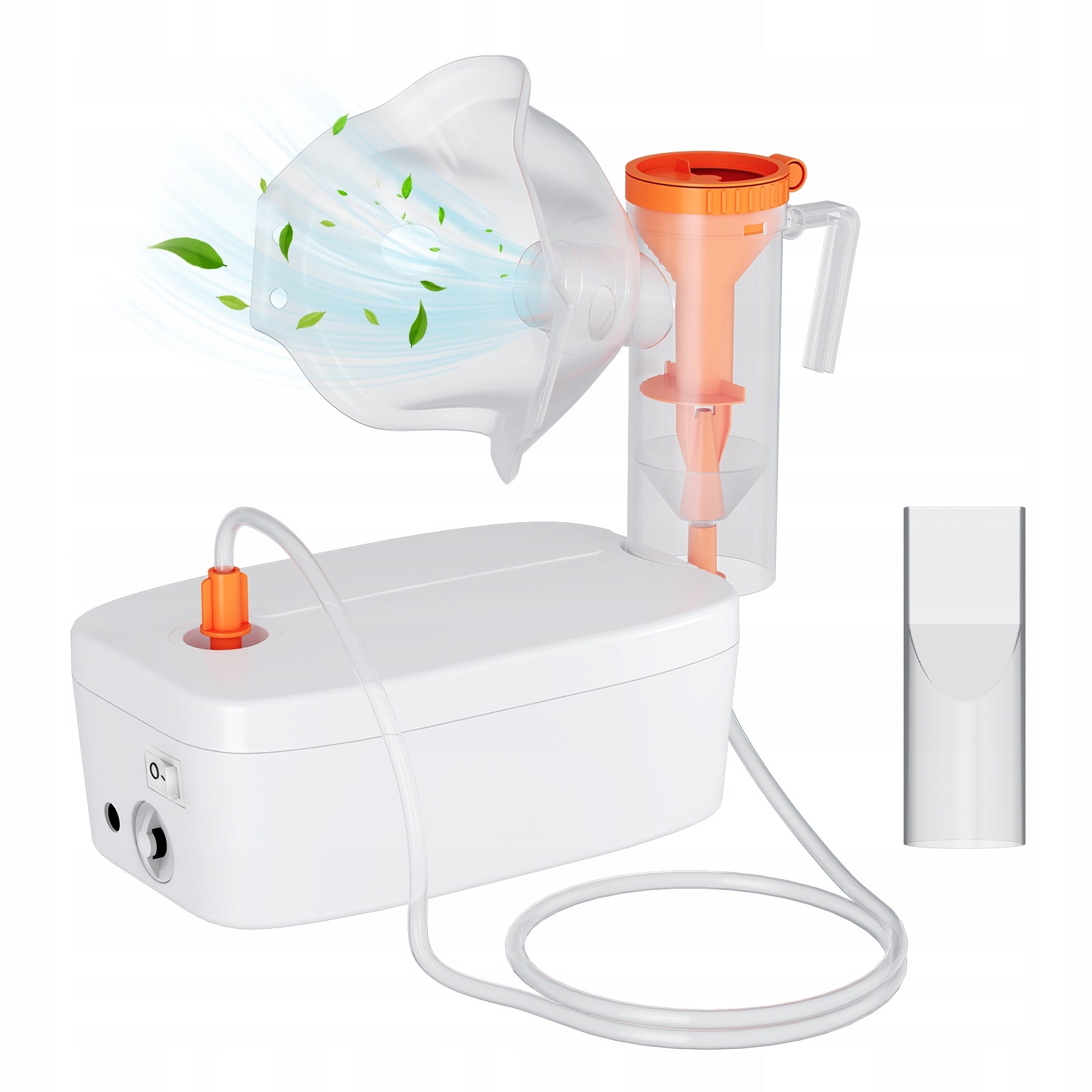 INHALATOR NEBULIZATOR TŁOKOWY DLA DZIECI I DOROSŁYCH, CICHY,PRZENOŚNY,LEKKI