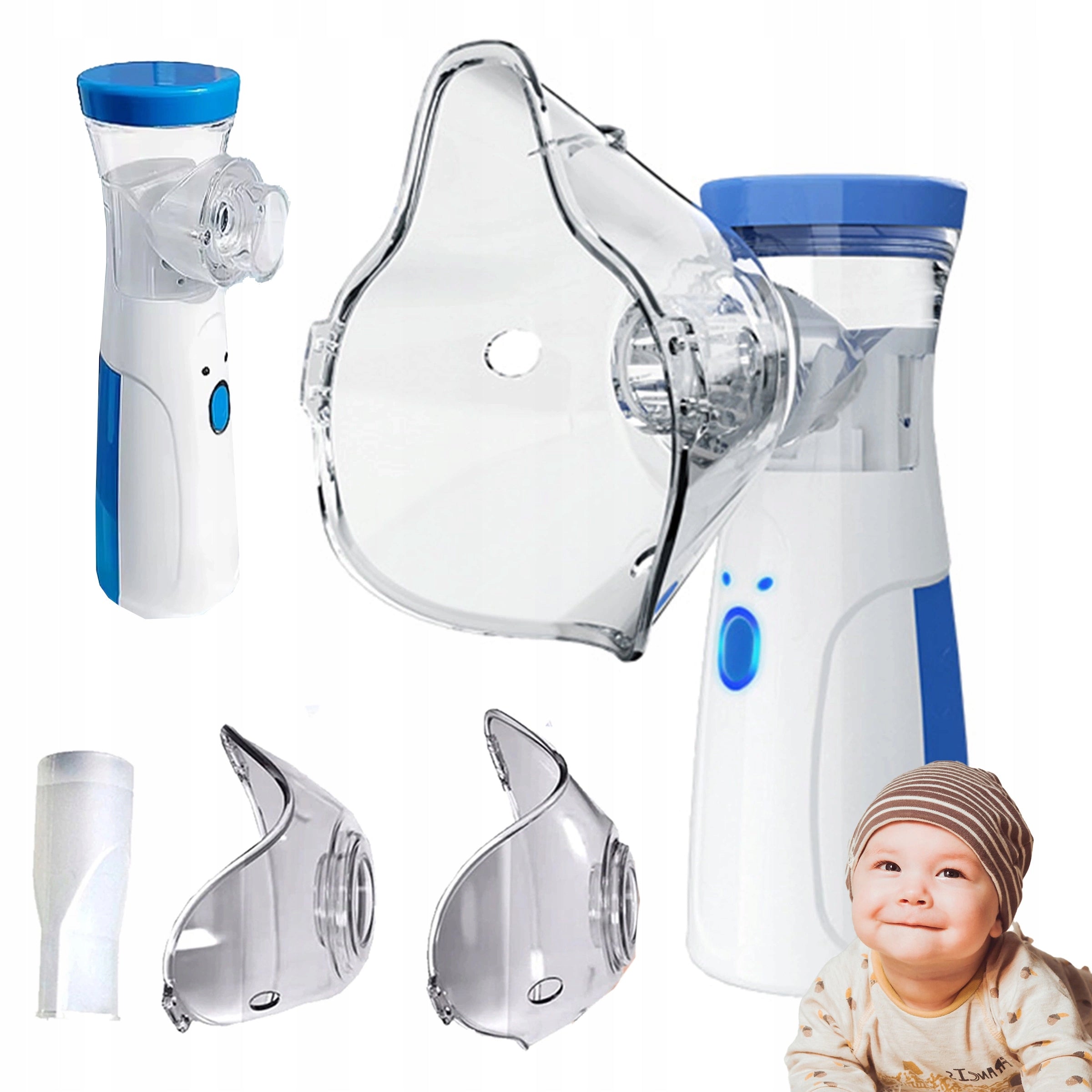 INHALER MESH SMALL PERSONAL PORTABLE INHALATION batteries freebie NEBULIZER Medical device no