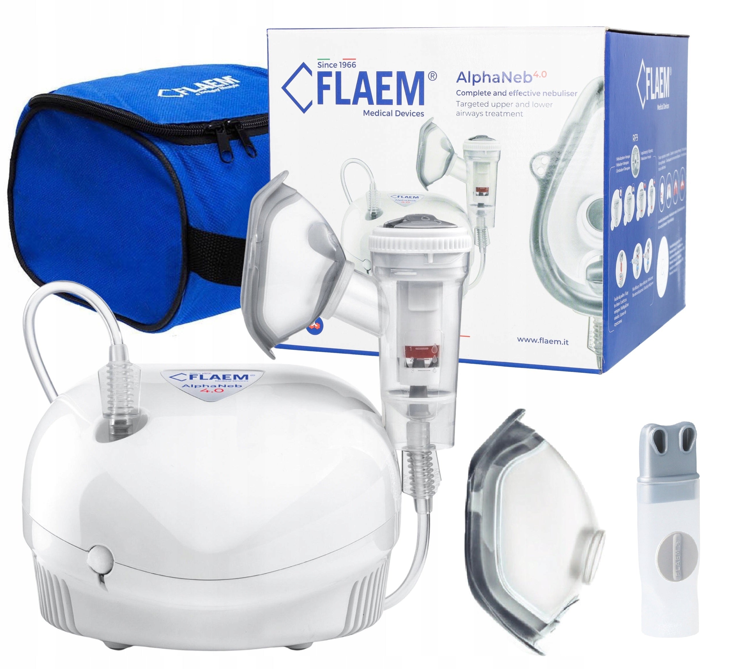 INHALER NEBULISER FOR CHILDREN FLAEM ALPHANEB 4MODES RF9 CERTIFICATE TUV