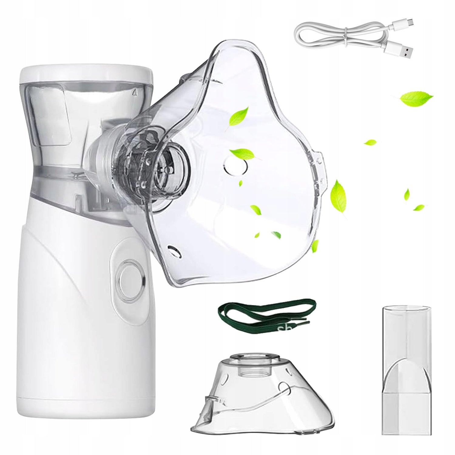 INHALER NEBULIZER 2 MASKS FOR CHILDREN AND ADULTS PORTABLE SILENT USB Medical device no