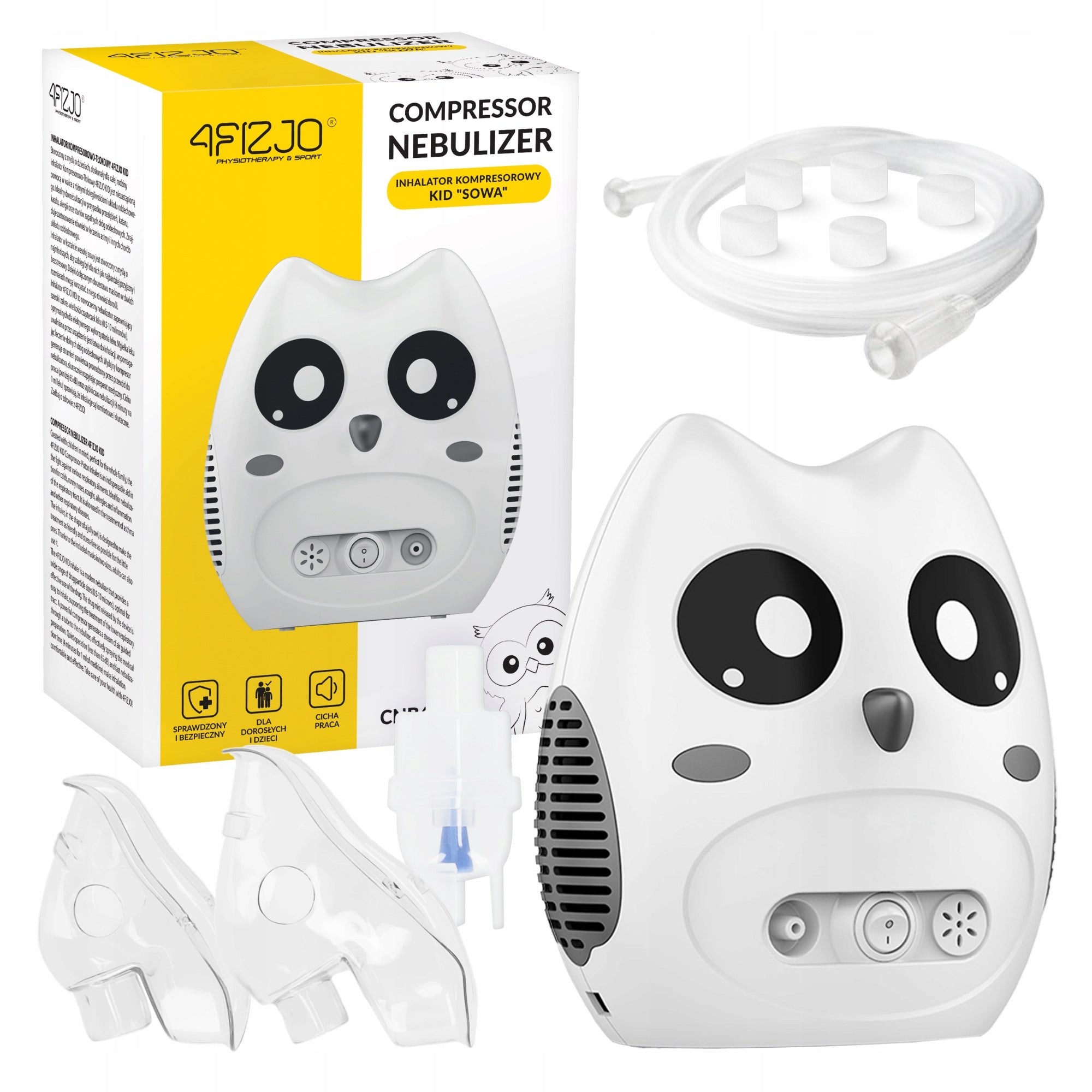 INHALER NEBULIZER FOR CHILDREN COMPRESSOR PORTABLE SILENT INHALATION KID