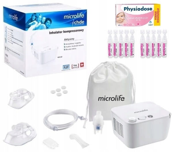 INHALER NEBULIZER MICROLIFE FOR CHILDREN AND ADULTS NEB200 + FREEBIE