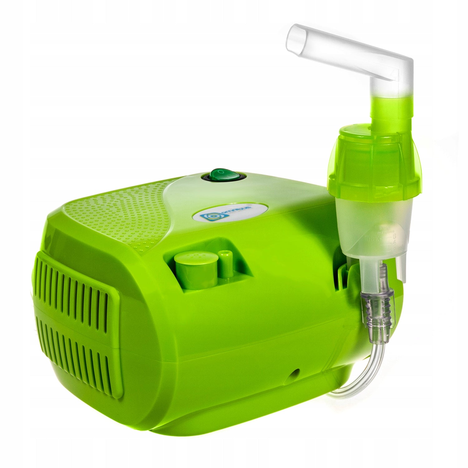 INHALER NEBULIZER Omnibus COMPRESSOR Green 2 MASKS, Ideal FOR CHILDREN Medical device yes