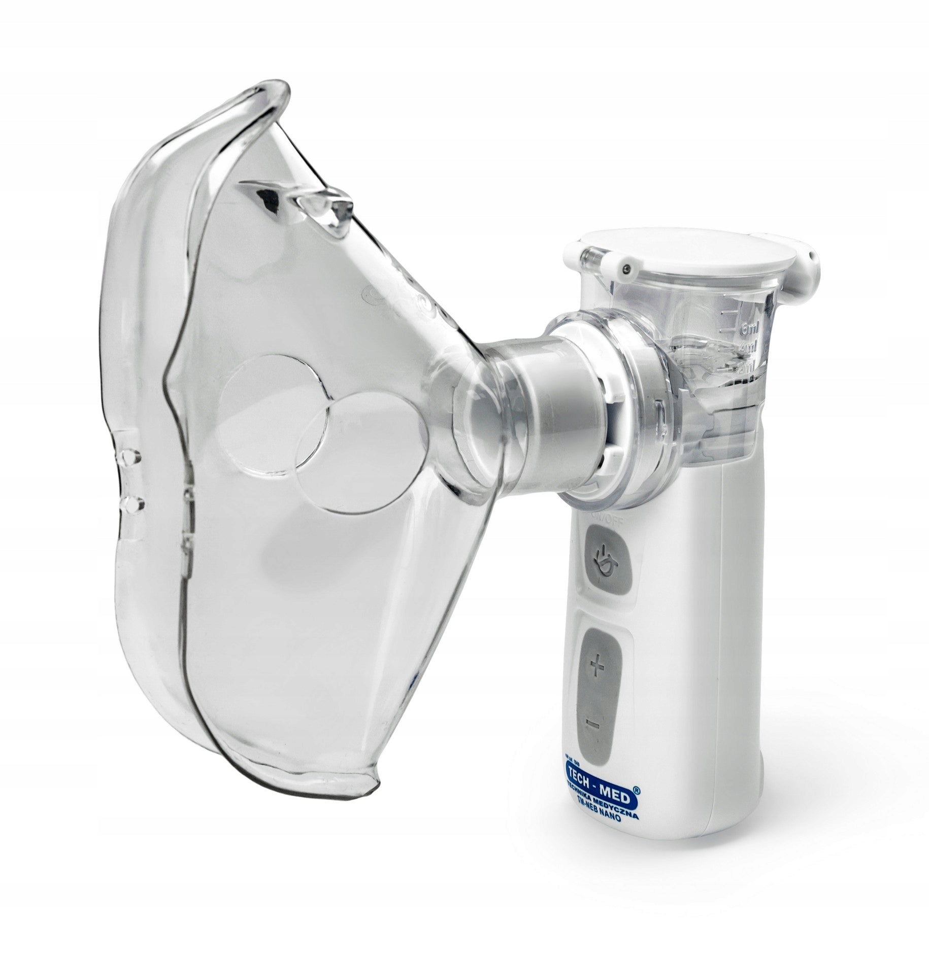 INHALER NEBULIZER for adult children PORTABLE CASE 2 masks TECH-MED