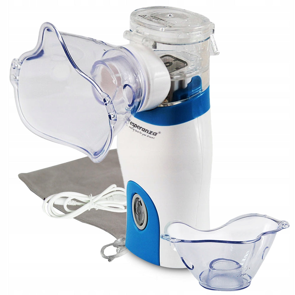 INHALER PORTABLE MESH NEBULIZER QUIET + Masks + Case Packaging status original