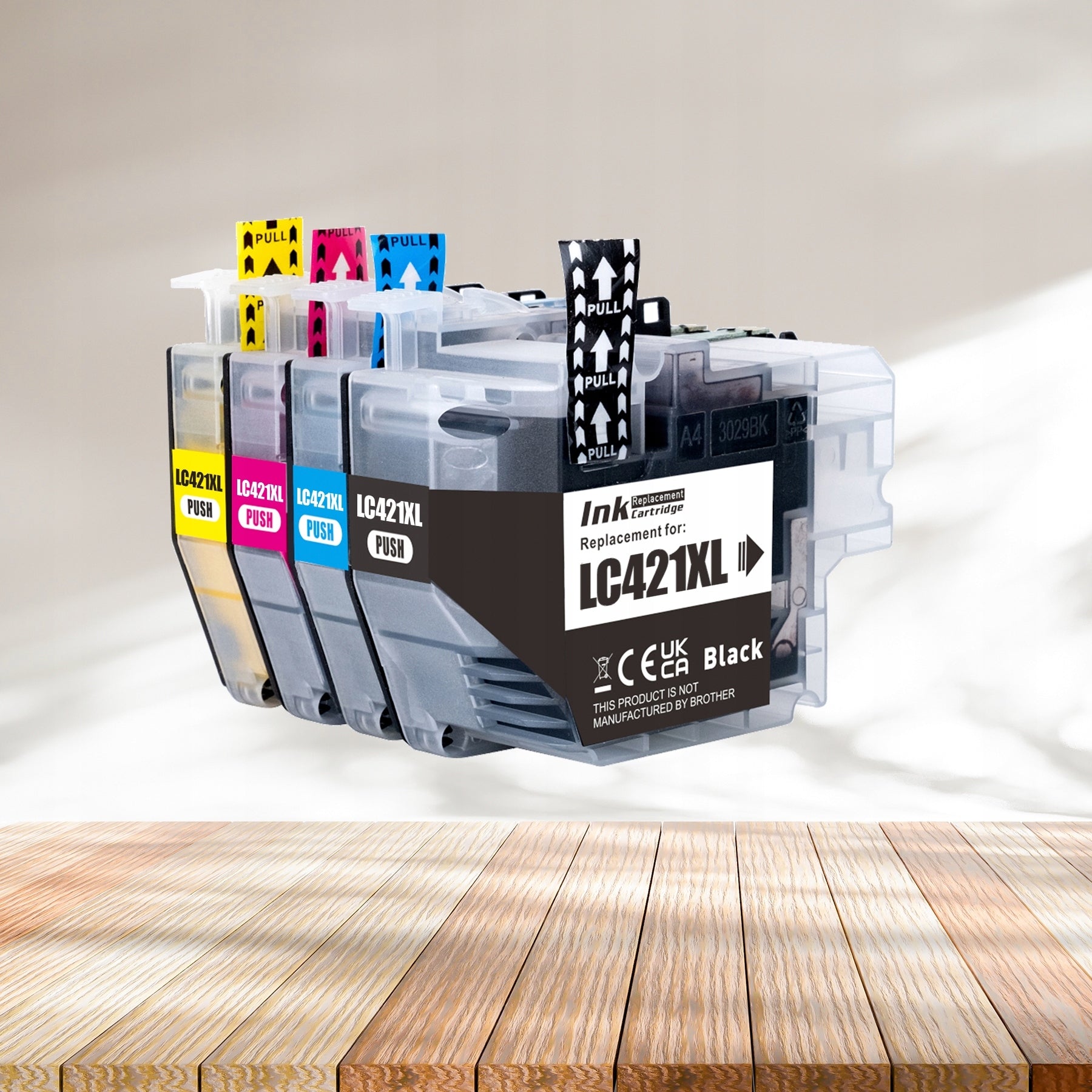 INK CARTRIDGES FOR BROTHER DCP-J1050DW DCP-J1140DW MFC-J1010DW LC421 XL Manufacturer code TUSZ BROTHER LC421 / MFC J1010DW DCP J1800DW
