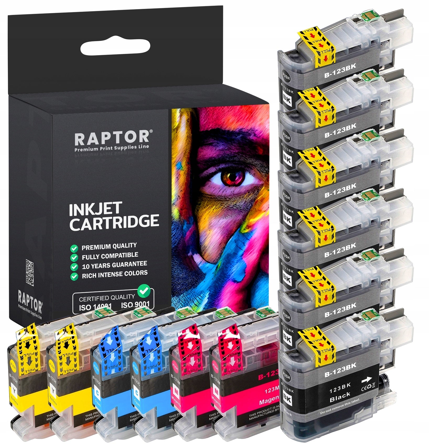 INK CARTRIDGES FOR BROTHER DCP-J132W DCP-J152W DCP-J552DW DCP-J4110DW MFC-J6520DW