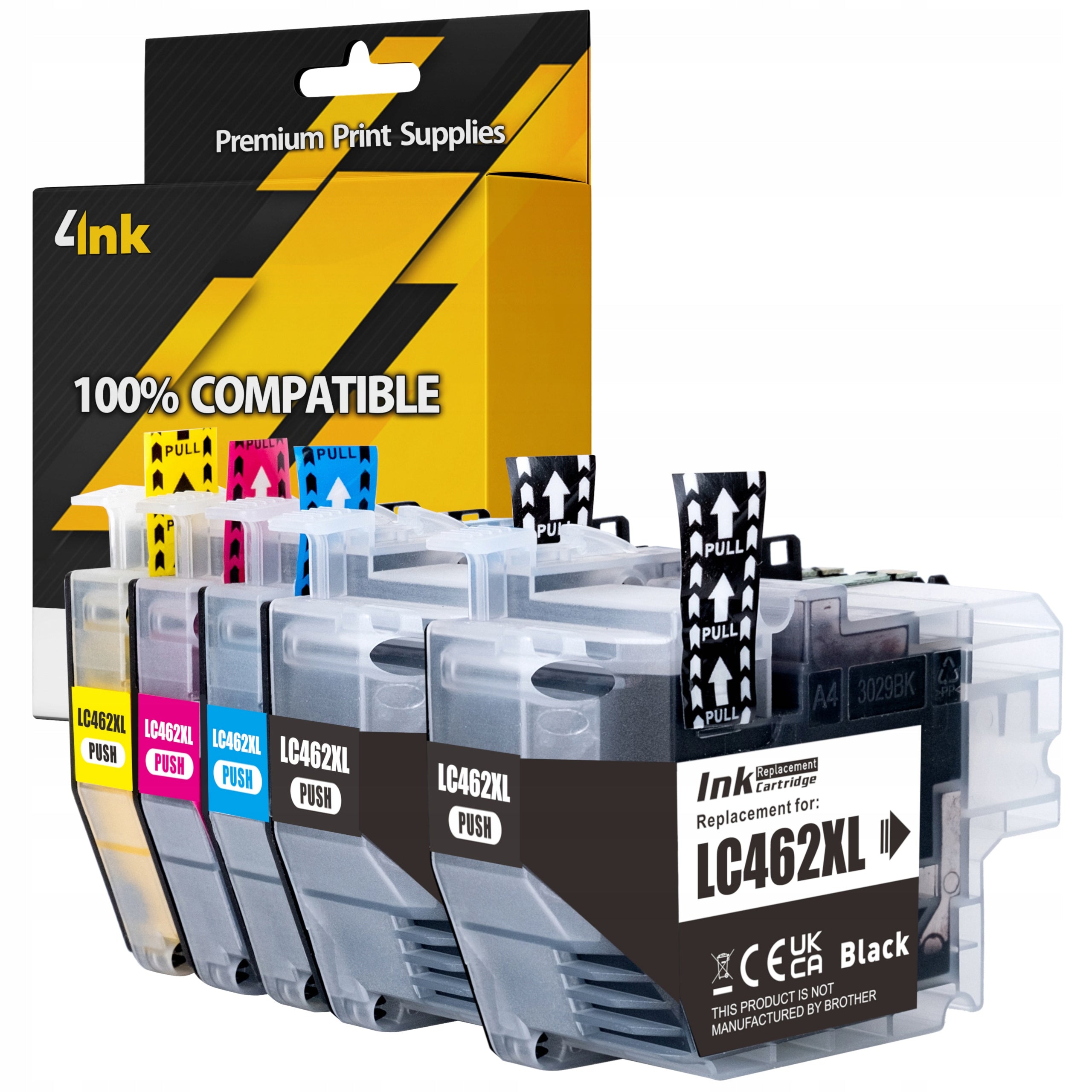 INK CARTRIDGES LC-462 XL FOR BROTHER PRINTER MFC-J2340DW MFC-J3540 MFC-J3940
