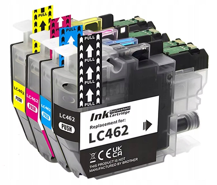 INK CARTRIDGES LC-462 XL FOR BROTHER PRINTER MFC-J2340DW MFC-J3540 MFC-J3940